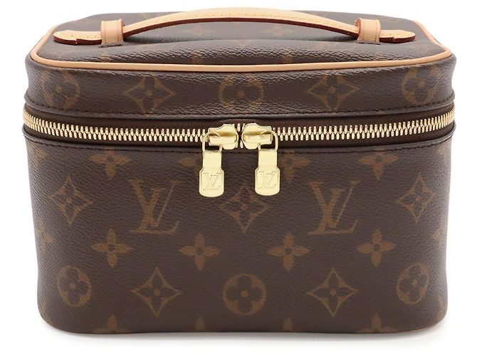 Pochette Mini Sac à Main Louis Vuitton Monogram Nice Marron