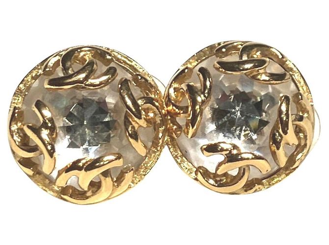 Timeless Orecchini a clip placcati in oro Chanel