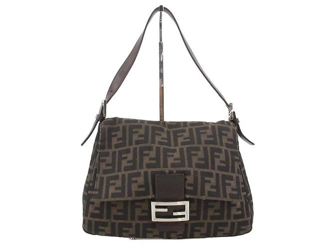 Bolsa Fendi Zucca Marrom 