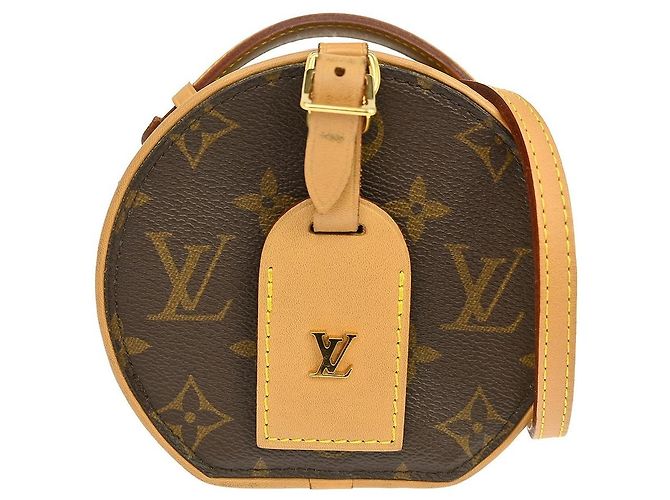 Louis Vuitton Boîte Chapeau Canvas Micro Marrone