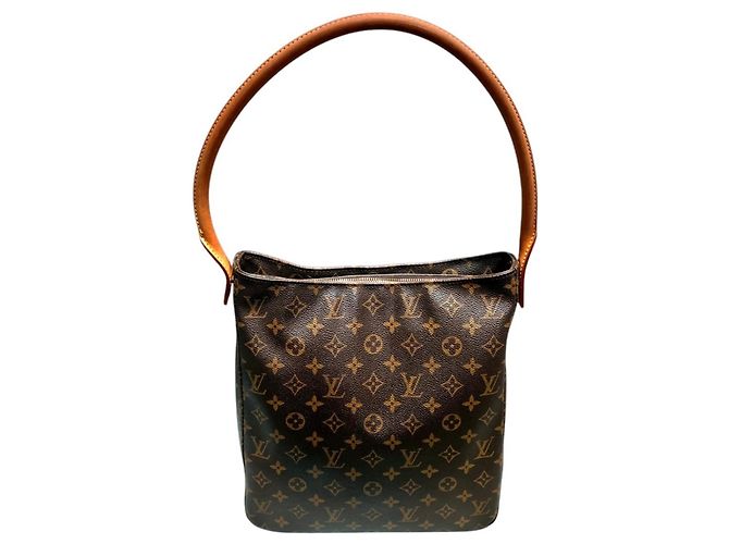 Bolsa de Ombro Louis Vuitton Looping GM Marrom