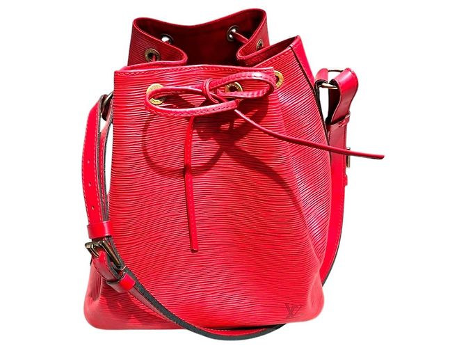 Noe Bolso de Hombro Louis Vuitton Petit Noé Roja