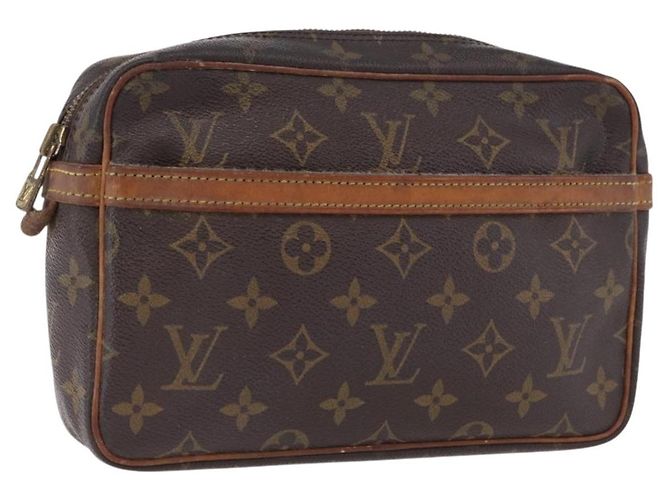 LOUIS VUITTON Monogram Compiegne 23 Clutch M51847 LV Auth 191975 Monogramm