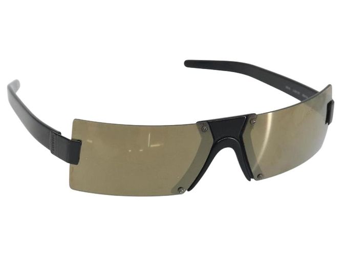Gafas de sol CHANEL plástico Negro CC Auth bs36572