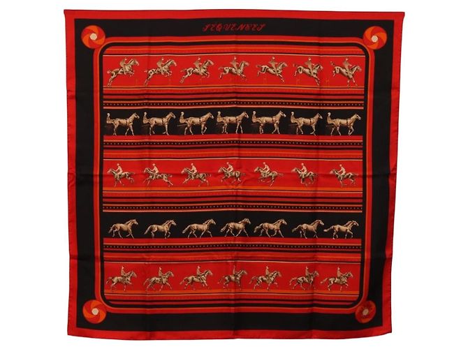 Hermès HERMES Carre 90 Seidentuch Rot Authentisch 193600M