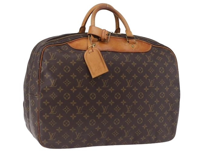 LOUIS VUITTON Bolsa Boston Monogram Alize de Poche 2way M41392 LV Auth 194574 Monograma