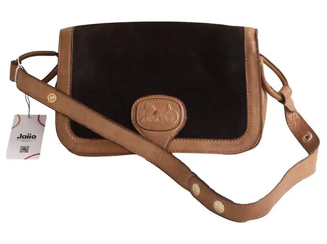 Céline Schultertasche aus Leder camel Kamel 