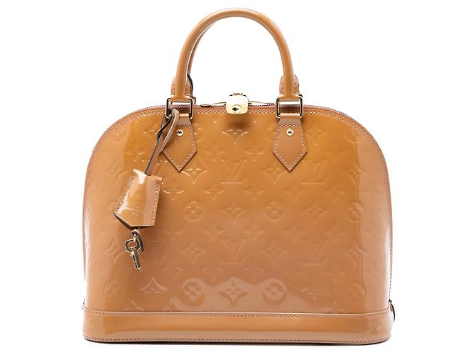 Louis Vuitton Monogram Vernis Alma PM Handtasche Braun