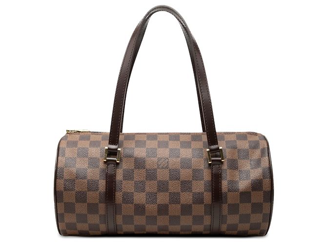 Louis Vuitton Damier Ebene Papillon 30 Handtasche braun
