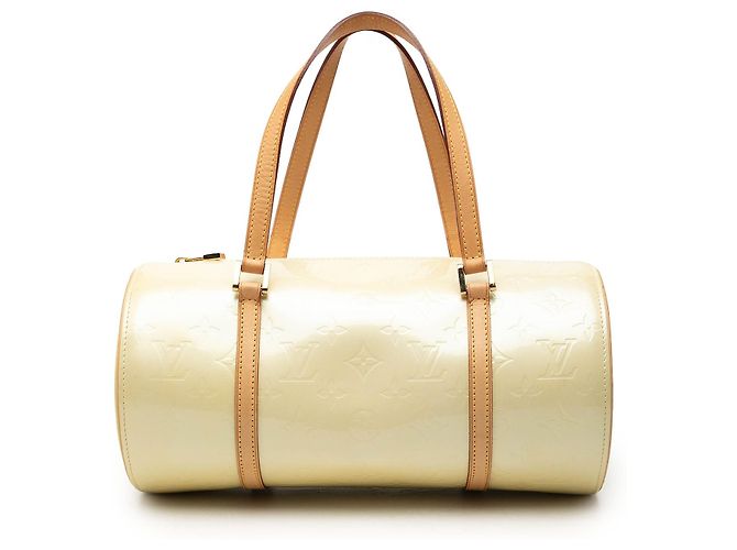 Borsa a tracolla Louis Vuitton Monogram Vernis Bedford bianca Bianco