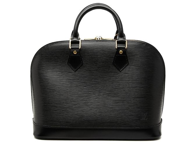 Borsa Louis Vuitton Epi Alma PM Nera Nero