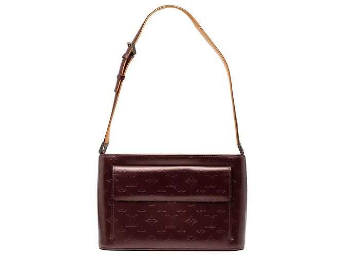 Borsa a tracolla Louis Vuitton Monogram Mat Alston rossa Rosso