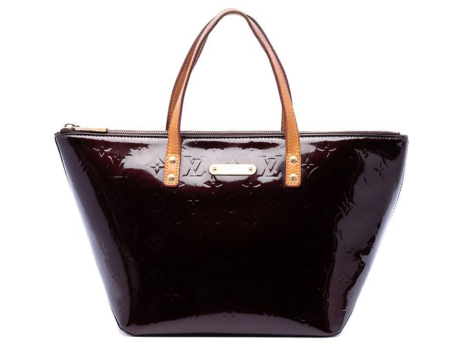 Bolsa Louis Vuitton Monogram Vernis Bellevue PM Roxa Roxo