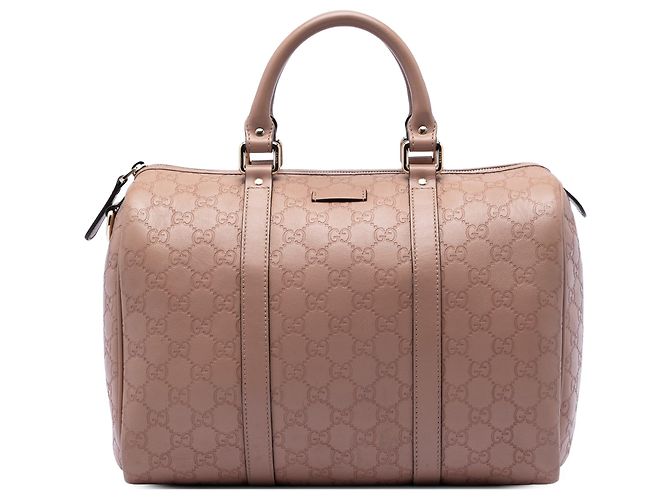 Borsa Boston Gucci Medium Guccissima Joy Marrone