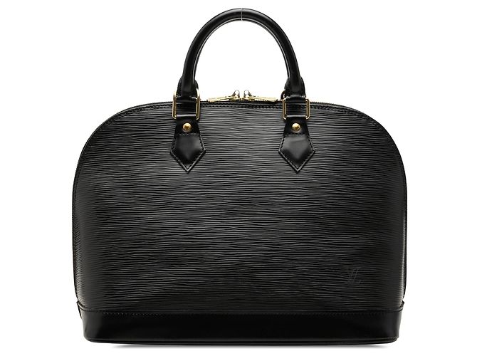 Louis Vuitton Epi Alma PM Handtasche Schwarz