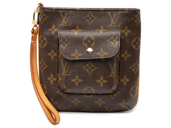 Clutch Louis Vuitton Monogram Partition marrone