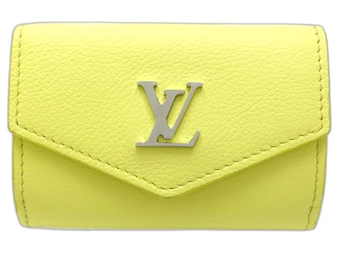 Cartera Louis Vuitton Taurillon Lockmini amarilla Amarillo