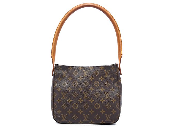 Bolsa de ombro Louis Vuitton Monogram Looping MM marrom