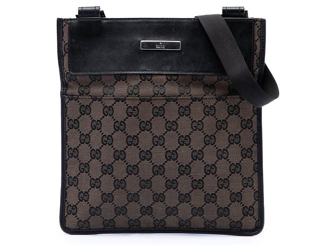 Borsa a tracolla Gucci GG Canvas marrone