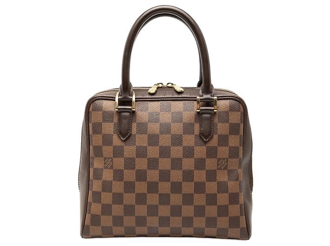 Bolsa Louis Vuitton Damier Ebene Brera Marrom