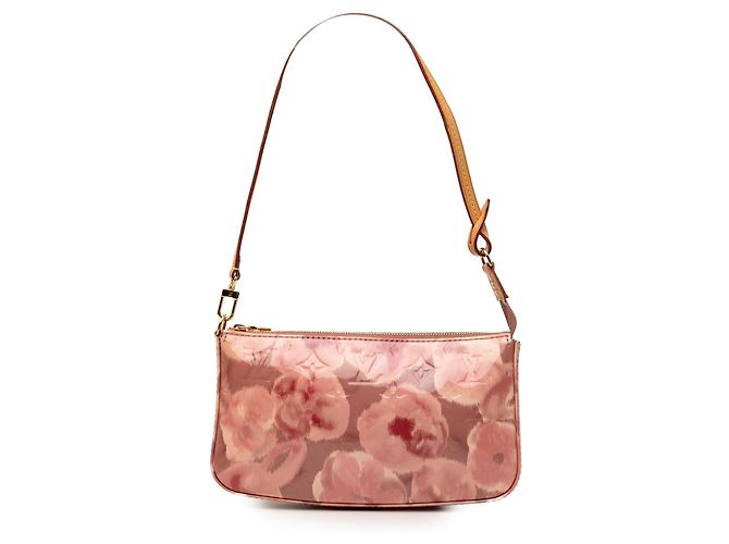 Borsa a tracolla Louis Vuitton Monogram Vernis Ikat rosa