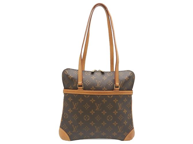 Borsa a tracolla Louis Vuitton Monogram Coussin GM marrone