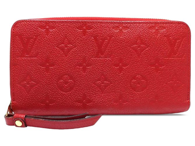 Cartera Zippy Monogram Empreinte roja Louis Vuitton