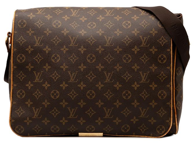 Borsa a tracolla Louis Vuitton Monogram Abbesses marrone
