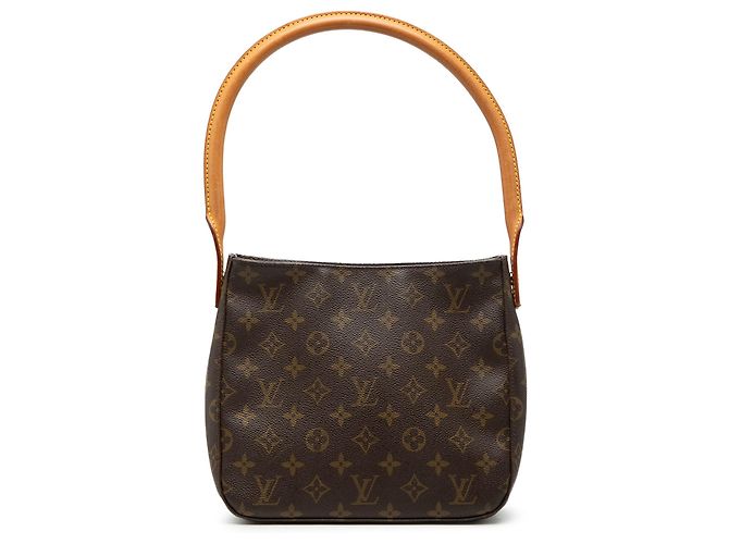 Bolsa de ombro Louis Vuitton Monogram Looping MM marrom