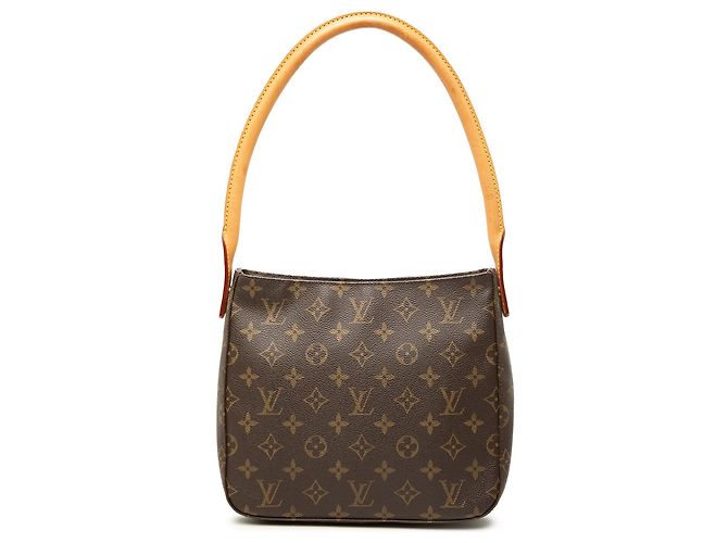 Bolsa de ombro Louis Vuitton Monogram Looping MM marrom