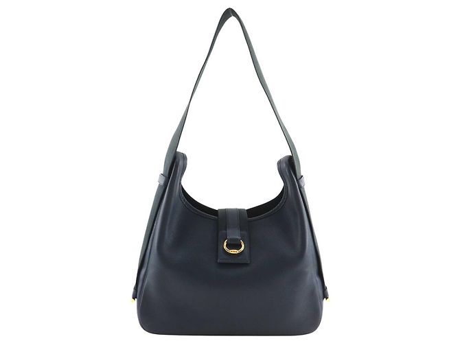 Hermès Courchevel Tsako Schultertasche blau 