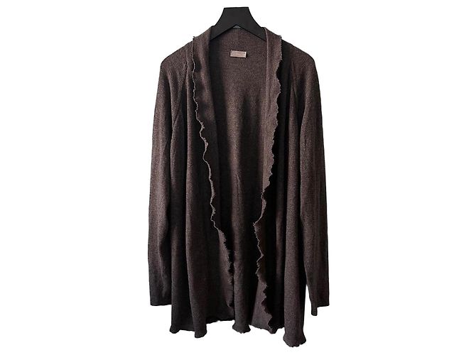 Dior Homme 13 FW Woll-Long-Cardigan Grau