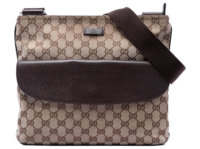 Borsa a tracolla Gucci GG Canvas beige