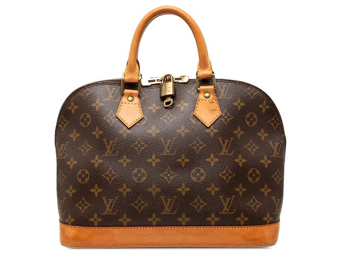 Sac à main Louis Vuitton Monogram Alma PM Marron