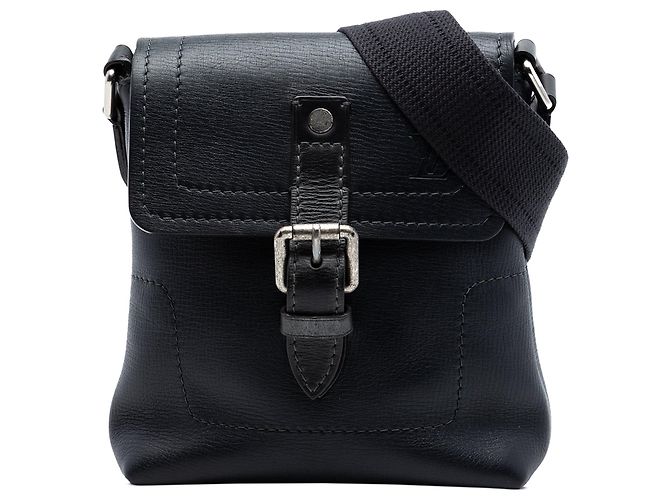 Borsa a tracolla Louis Vuitton Utah Yuma nera Nero