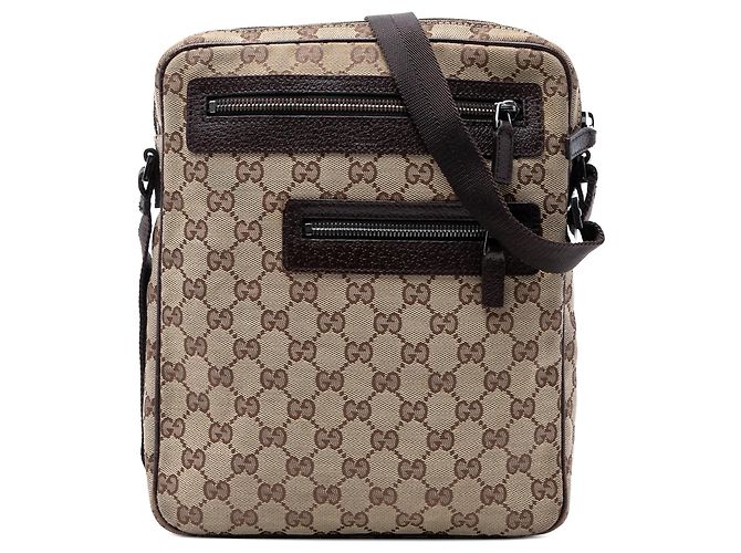 Borsa a tracolla Gucci GG Canvas Beige