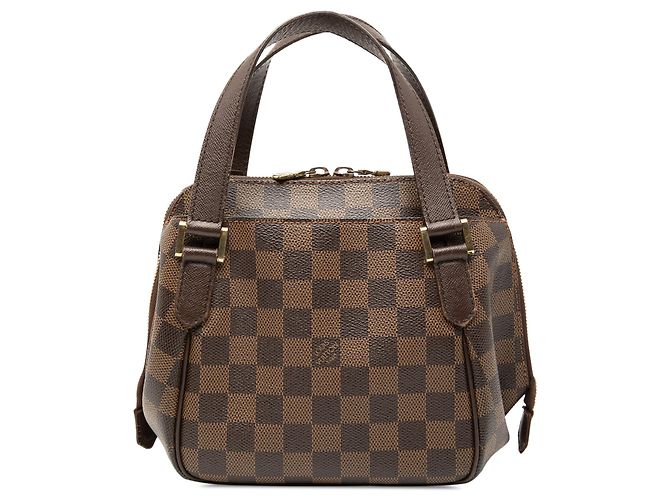 Borsa Louis Vuitton Damier Ebene Belem PM Marrone