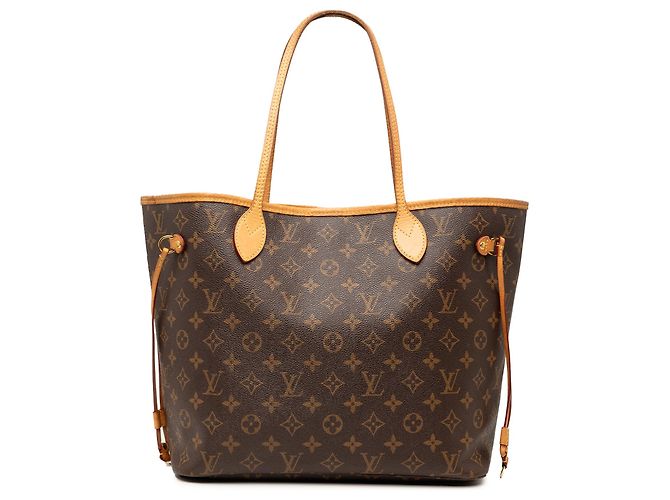 Sac cabas Louis Vuitton Monogram Neverfull MM Marron