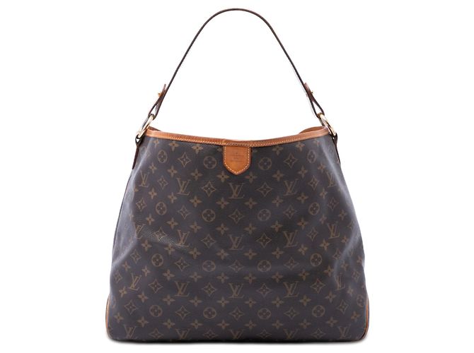 Borsa Hobo Louis Vuitton Monogram Delightful MM marrone