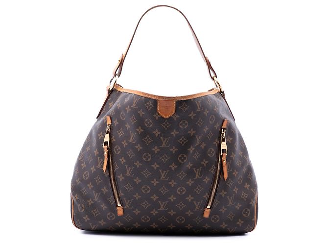 Bolsa Hobo Louis Vuitton Monogram Delightful GM marrom