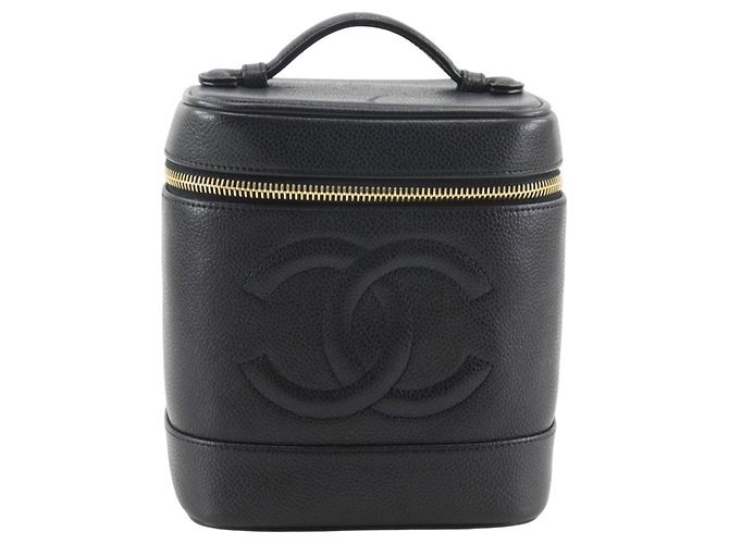 Vanity Neceser Chanel CC Caviar Negro