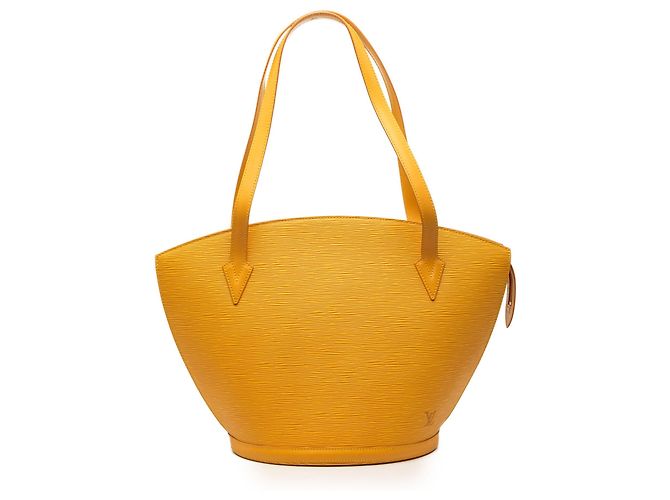 Borsa a tracolla Louis Vuitton Epi Saint Jacques PM gialla con tracolla lunga Giallo