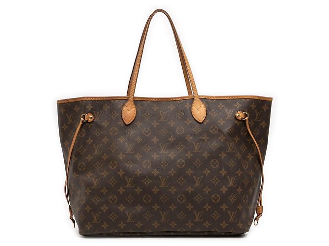 Borsa Tote Louis Vuitton Monogram Neverfull GM marrone