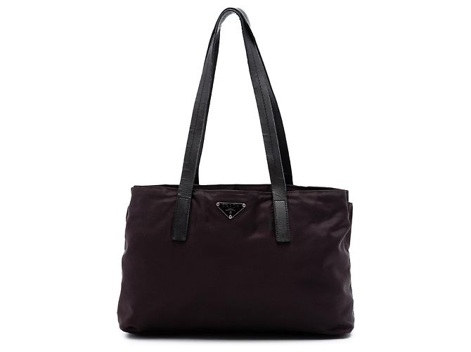 Tote Sacola Prada Tessuto Roxa Roxo