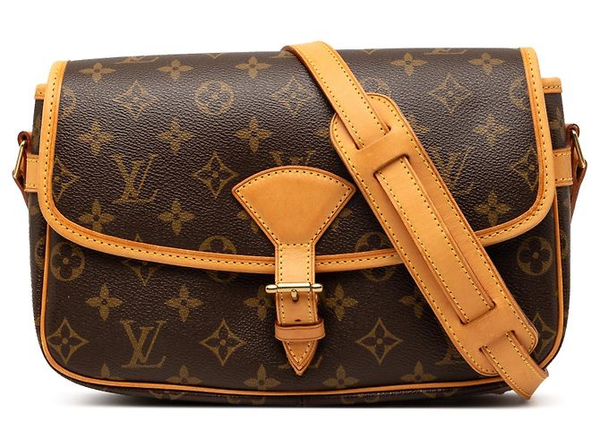 Borsa a tracolla Louis Vuitton Monogram Sologne marrone