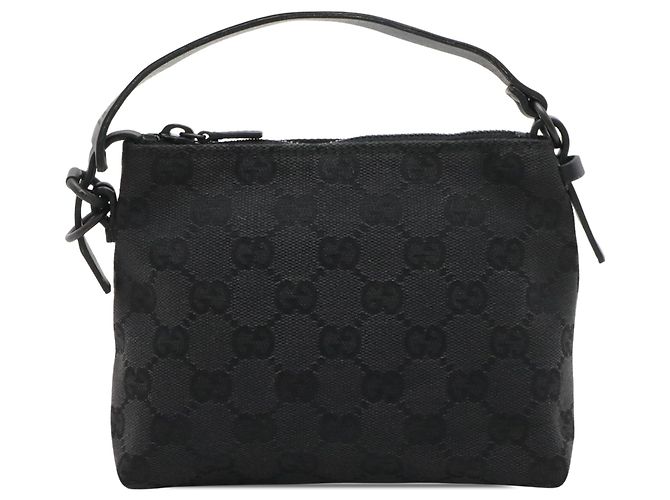 Borsa Gucci GG Canvas nera Nero
