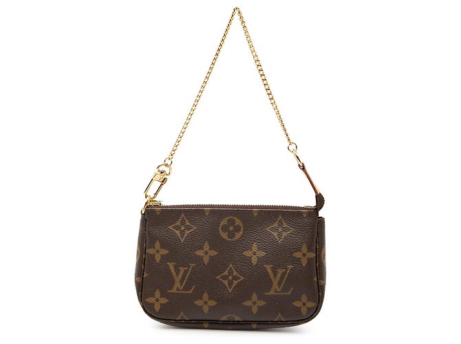 Borsa Louis Vuitton Monogram Mini Pochette Accessoires marrone