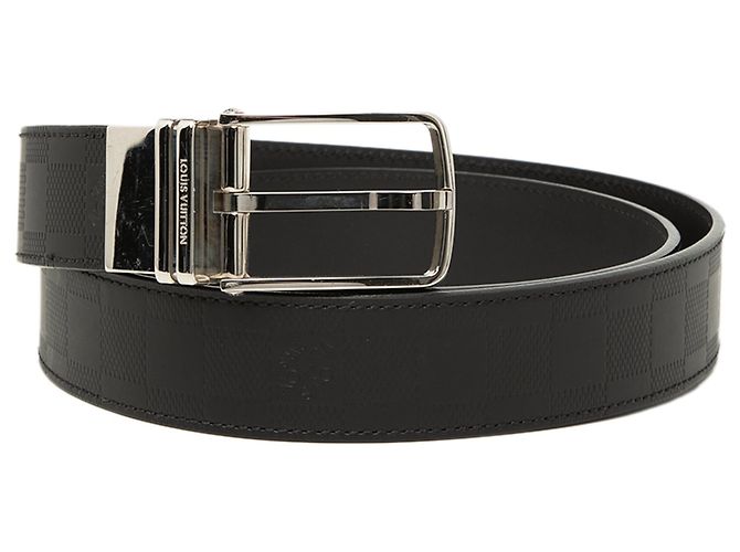 Cinturón reversible Louis Vuitton Damier Infini Boston negro