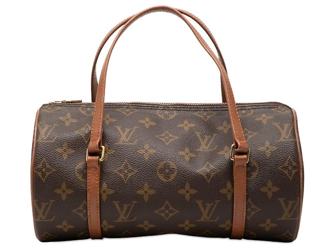Bolsa de mão Louis Vuitton Monogram Papillon 26 Castanha Marrom