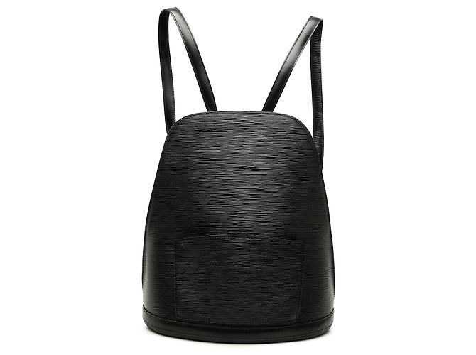 Mochila Louis Vuitton Epi Gobelins negra Negro